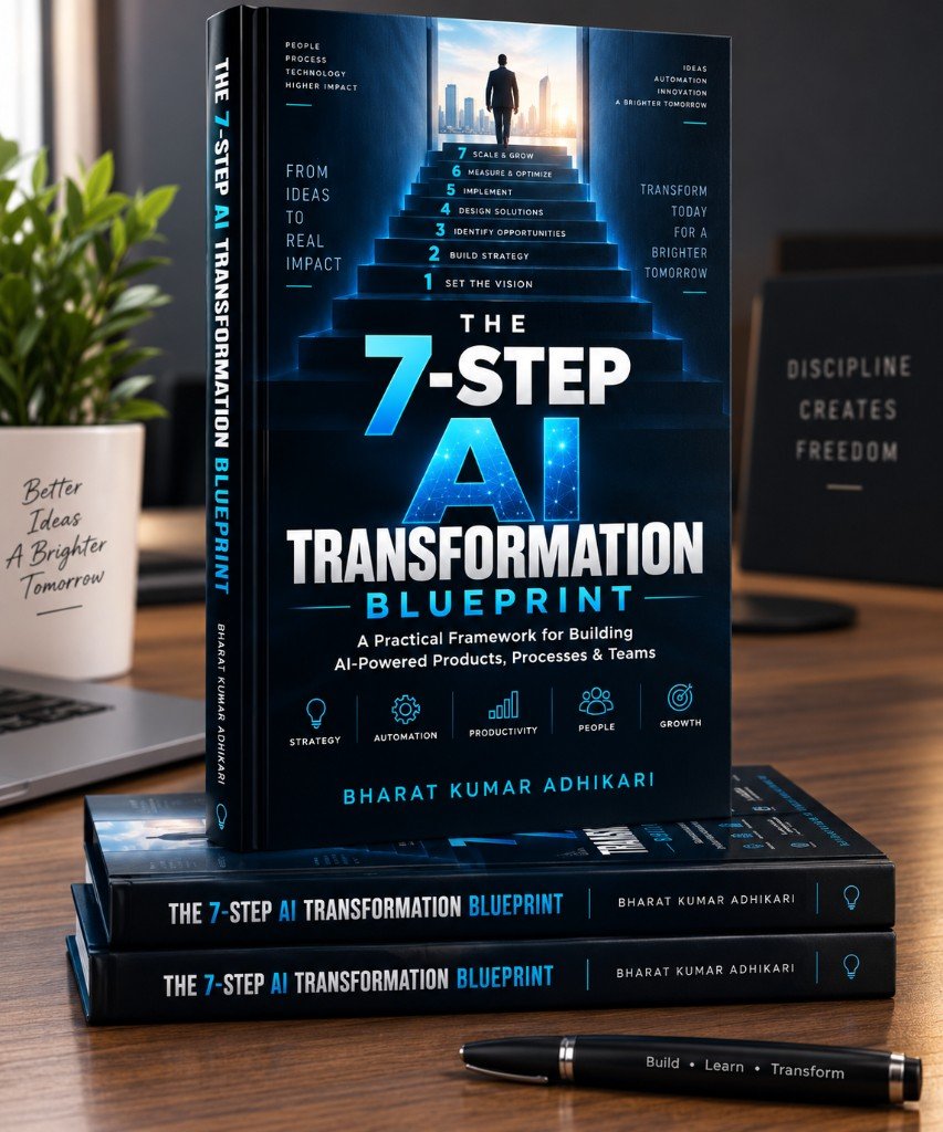 The 7-Step AI Transformation Blueprint by Bharat Kumar Adhikari